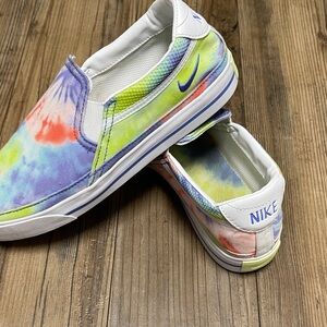 Nike Multicolor Tie-Dye Slip-On Sneakers